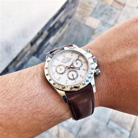 rolex daytona leather strap replacement